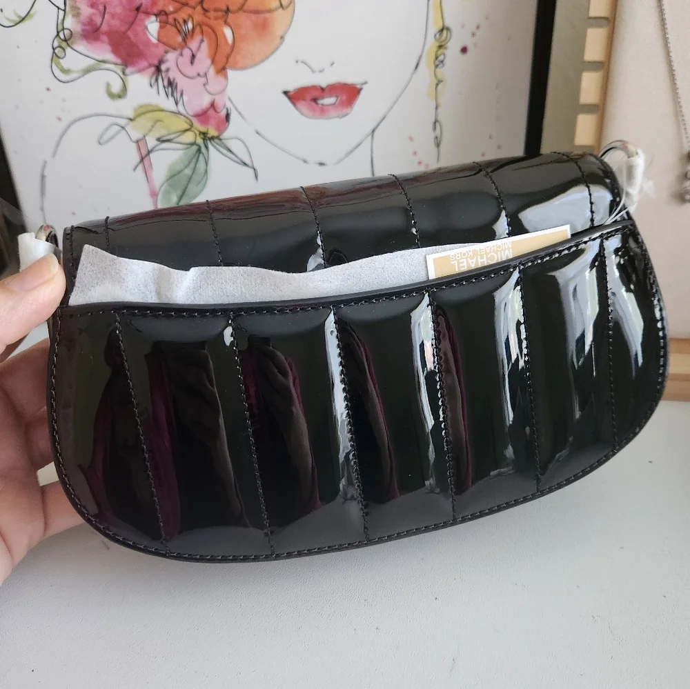 Michael Kors Black Convertible Crossbody Bag